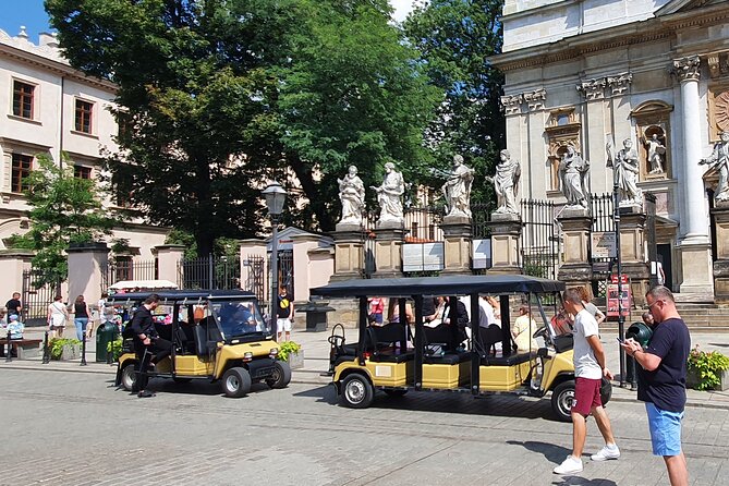 Cracow guided Full tour by Golf Cart-Family Discount - Podgórze: ghetto geography and the memorial stops