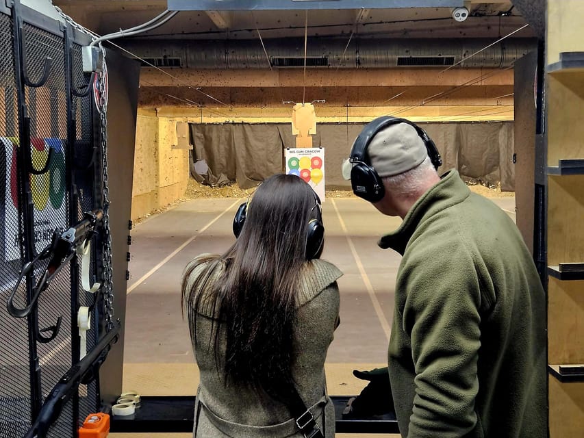 From Krakow: Shooting Range with Round-Trip Transportation - Instructor coaching and the small details that keep it smooth