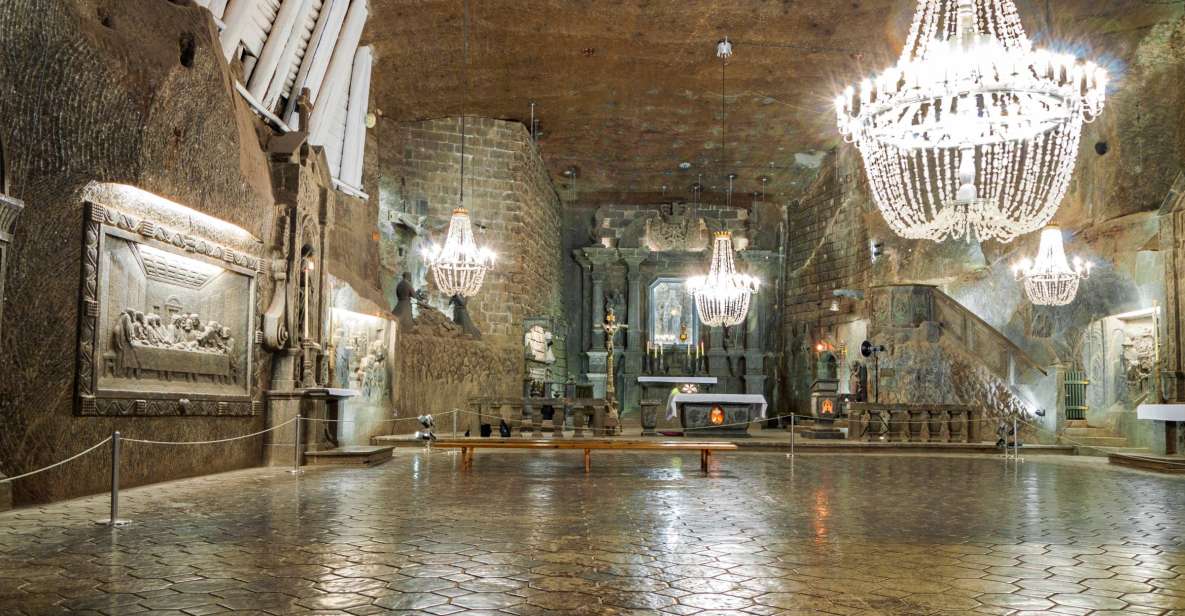From Krakow: Wieliczka Salt Mine Guided Tour - Entering the mine: 135 meters underground and those stairs
