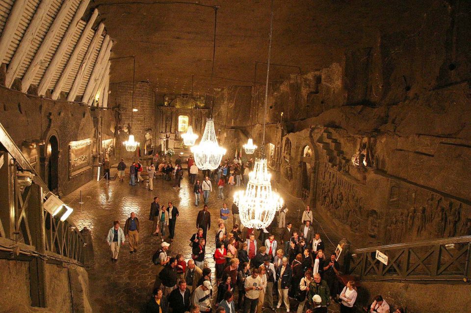 From Krakow: Wieliczka Salt Mine Tour - The 20 chambers: salt art, machinery, and real mining vibes