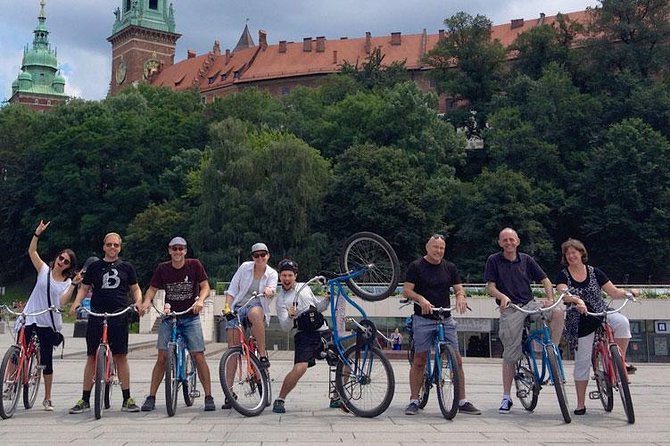 Highlights of Krakow Bike Tour - Small group - Meeting at Rynek Główny and getting rolling quickly