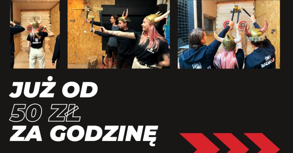 Krakow: Axe Throwing Fun - Finding the basement venue and making the most of your 85 minutes