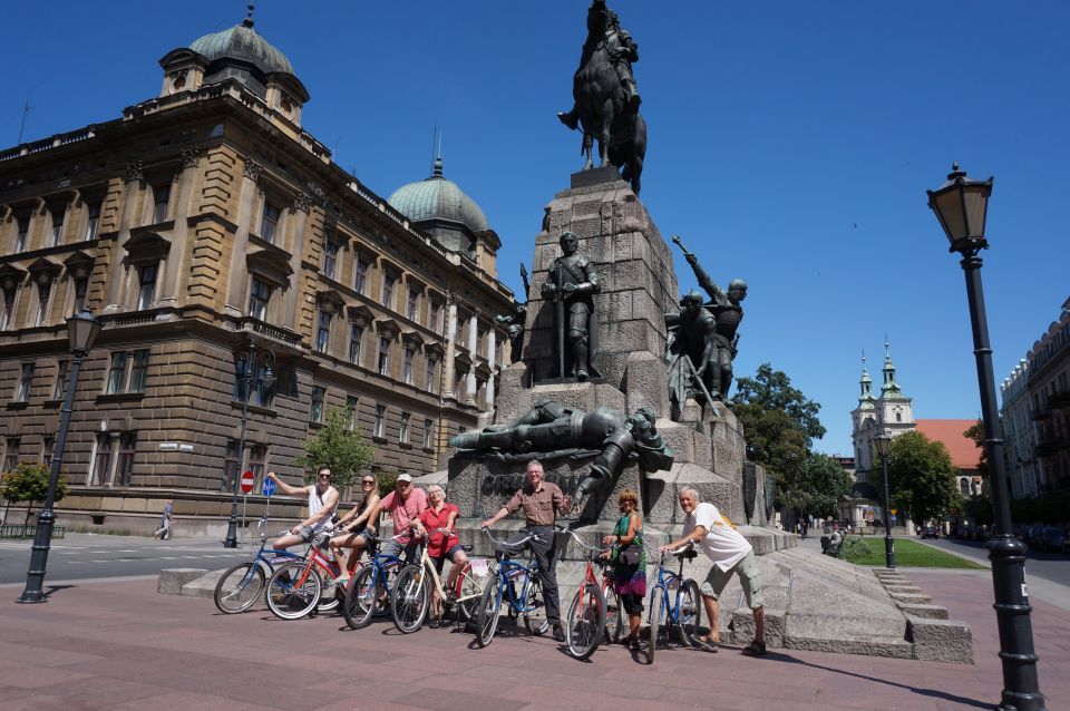 Krakow: Bike Tour of the Old Town, Kazimierz, and the Ghetto - Jagiellonian University, St. Francis of Assisi, Wawel, and the Church on the Rock