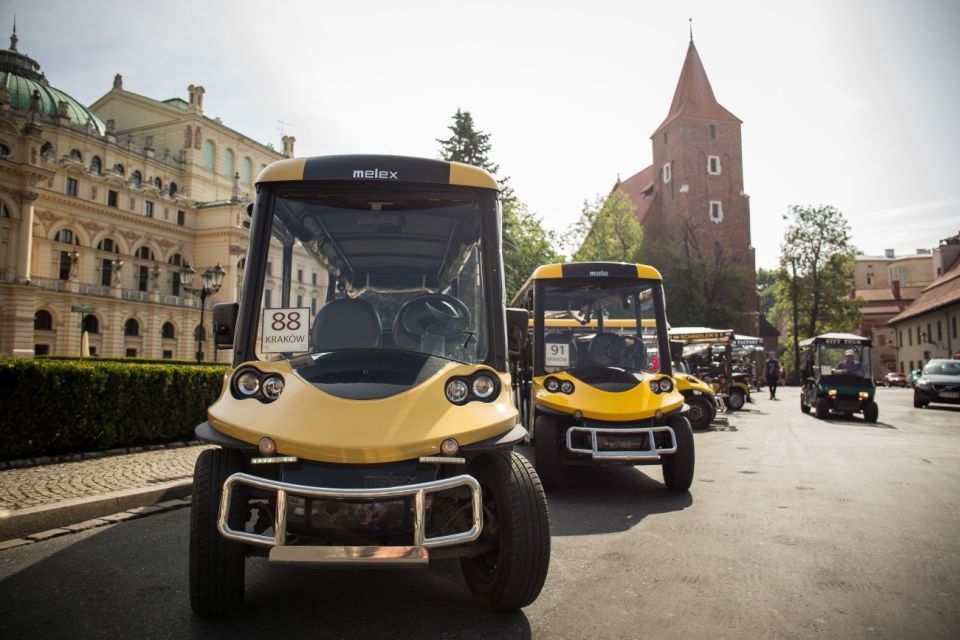 Krakow: City Tour of 3 Districts by Electric Car - The electric-car ride: comfort, photo timing, and practical tips