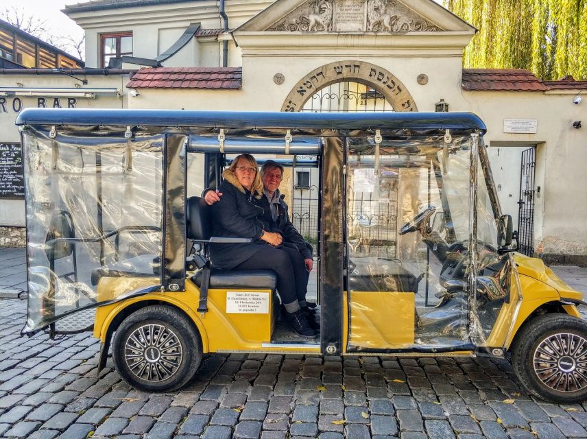 Krakow: Jewish Quarter and Ghetto Electric Golf Cart Tour - Practical Expectations: Duration, Group Timing, and Stops