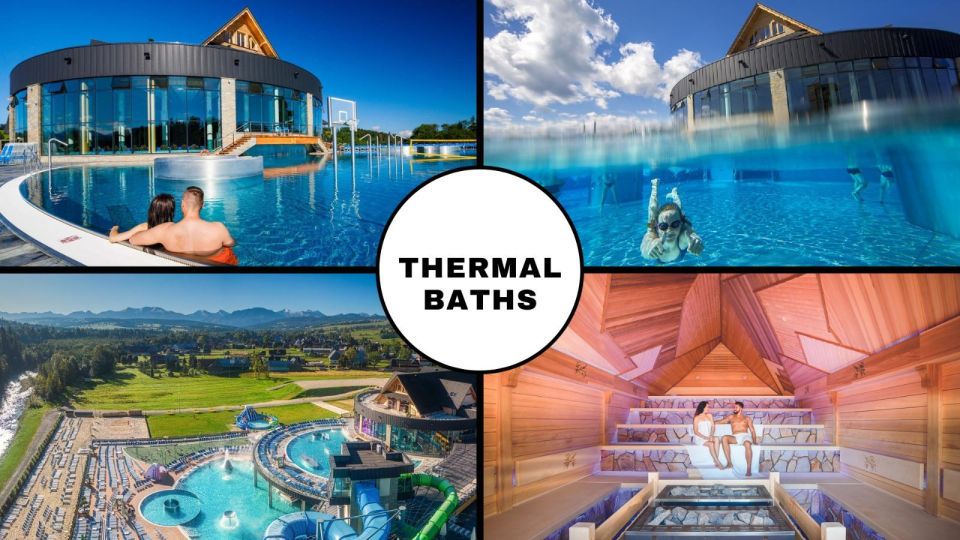 Krakow: Trip to Chocholow Thermal Baths in Tatra Mountains - First soak: 8 whirlpools, brine bath, and that steady 36°C feel