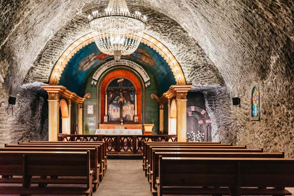 Wieliczka Salt Mine Tour from Kraków – Skip the Line Entry - The Chapel of St. Kinga: Salt Carving as Architecture